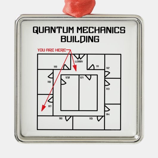 量子整備士建物 メタルオーナメント (正面)