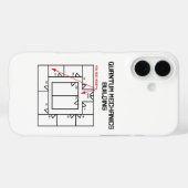 量子整備士建物 Case-Mate iPhoneケース (裏面 (横))
