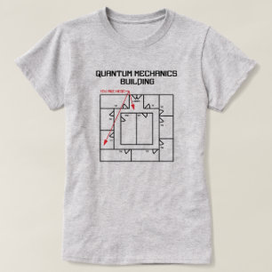 量子整備士建物 Tシャツ