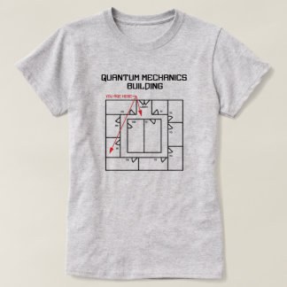量子整備士建物 Tシャツ