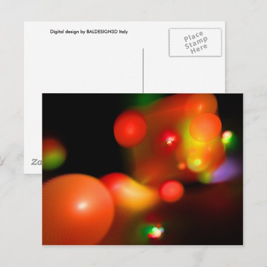 量子気泡 ポストカード (正面/裏面)