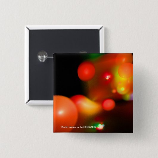 量子気泡 缶バッジ (正面&裏面)