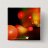 量子気泡 缶バッジ (正面)