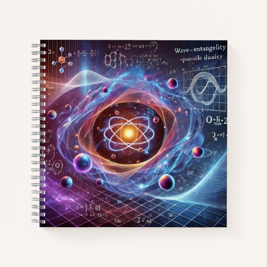 量子物理学と原子力 ノートブック (正面)
