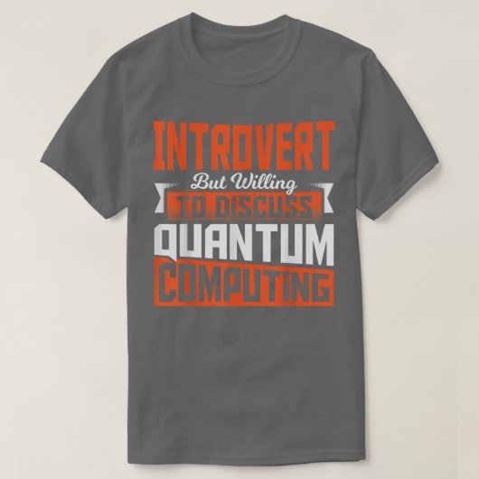 量子物理学理数計算科学 Tシャツ (デザイン正面)