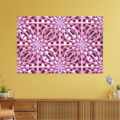 量子織り1 キャンバスプリント (インサイチュ (リビング))