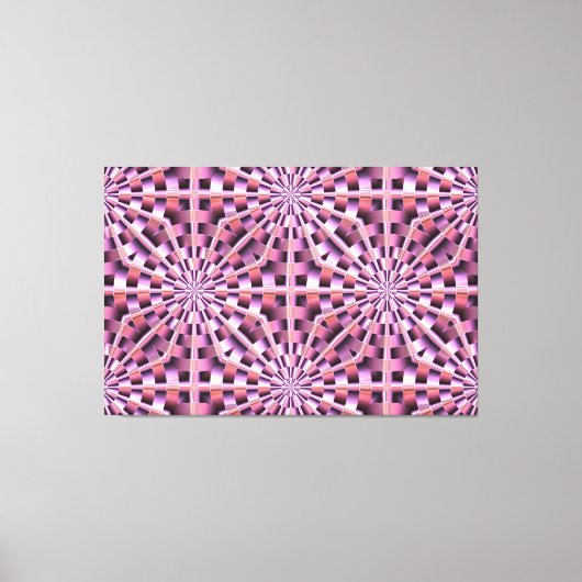 量子織り1 キャンバスプリント (正面)