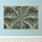 量子織り3 キャンバスプリント (インサイチュ (ウッドフロア))