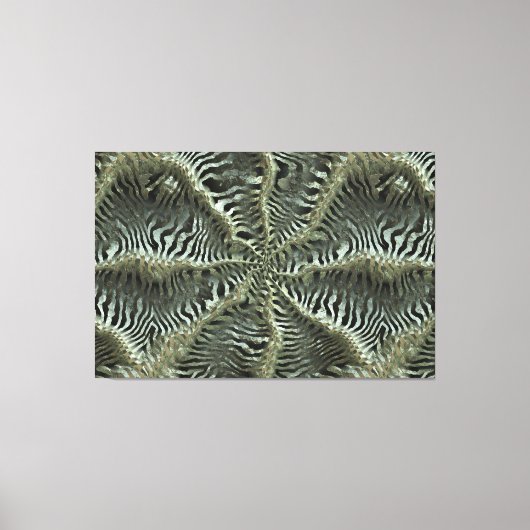 量子織り3 キャンバスプリント (正面)