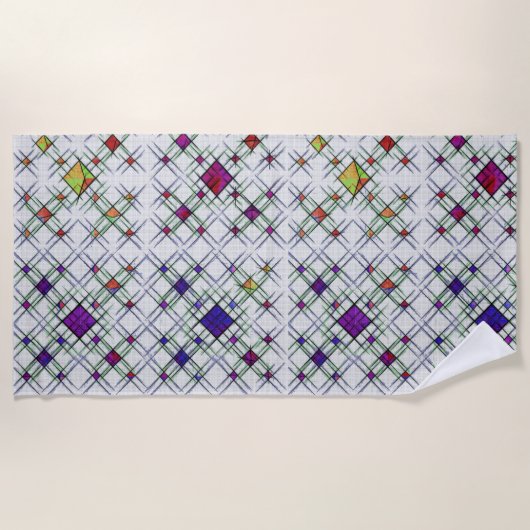 量子織り ビーチタオル (正面)