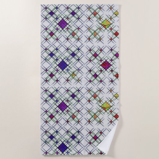 量子織り ビーチタオル (正面)