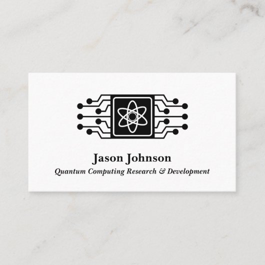 量子計算 名刺 (正面)