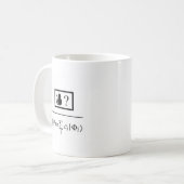 量子重畳 コーヒーマグカップ (正面左)