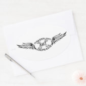 量 楕円形シール (封筒)