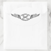 量 楕円形シール (バッグ)