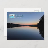 金々塚日没スタンプ葉書 ポストカード (正面/裏面)