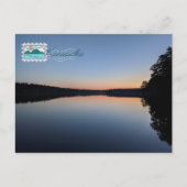 金々塚日没スタンプ葉書 ポストカード (正面)