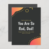 金おもしろいの父の日の贈り物、最高のパパ (正面/裏面)