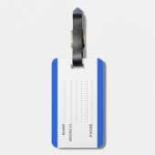 金おもしろい入り荷札に金書入り ラゲッジタグ (裏面縦)