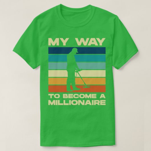 金おもしろい属検出 Tシャツ (デザイン正面)