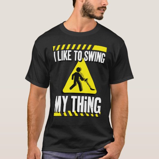 金おもしろい属検知器 Tシャツ (正面)