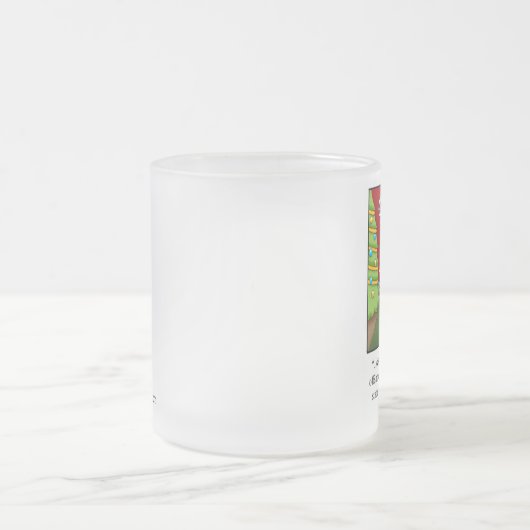 金おもしろい庫ユーモアのクリスマス フロストグラスマグカップ (中央)