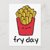 金おもしろい曜日ハッピーフフランスのァイ漫画 ポストカード (正面)