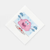 金おもしろい脳漫画ユーロの現金愛好家 スタンダードランチョンナプキン (角)