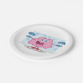 金おもしろい脳漫画ユーロの現金愛好家 ペーパープレート (アングル)