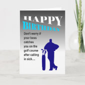 金おもしろい金兄弟ハッピーバースデー願い カード (正面)