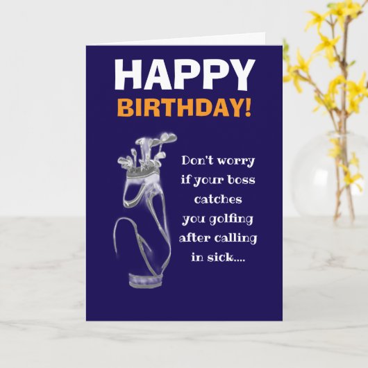 金おもしろい金兄弟ハッピーバースデー願い カード (黄色い花)