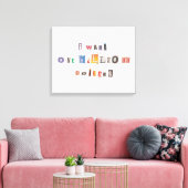 金おもしろい額代金券売渡請求 キャンバスプリント (インサイチュ (リビング))