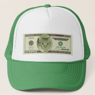 金おもしろい額 キャップ