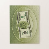 金おもしろい額 ジグソーパズル (縦)