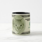 金おもしろい額 マグカップ (中央)