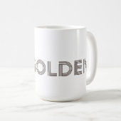 金があって下さい(ゴールデン・リトリーバー) コーヒーマグカップ (正面右)