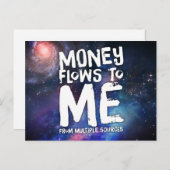 金が僕に流れ着く法則 ポストカード (正面/裏面)