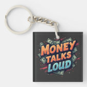 金が利く キーホルダー (正面)