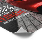 金が幸せにな買らない |やる気を起こさせる引用文 ポスター (角)