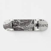 金が有ると世の中が荒れる スケートボード (横)