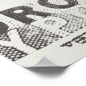 金が有ると世の中が荒れる ポスター (角)