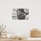 金が有ると世の中が荒れる ポスター (キッチン)