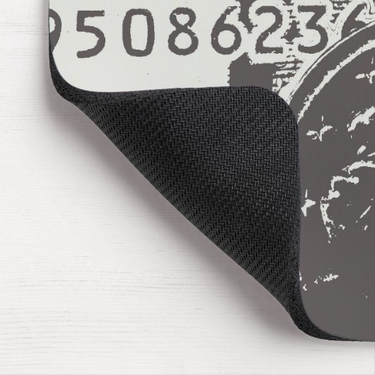 金が有ると世の中が荒れる マウスパッド (コーナー)