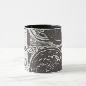 金が有ると世の中が荒れる マグカップ (中央)