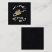 金が木に生える スクエア名刺 (正面/裏面)