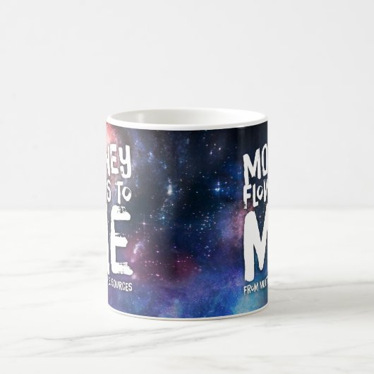 金が流れる魅力の法則 コーヒーマグカップ (中央)