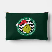 金が無ければ休日にはならぬ アクセサリーポーチ (正面)