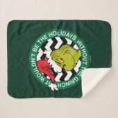 金が無ければ休日にはならぬ シェルパブランケット (正面(横))