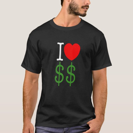 金が金になる資本主義 Tシャツ (正面)