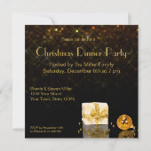 金きらめくのクリスマス 招待状 (裏面)